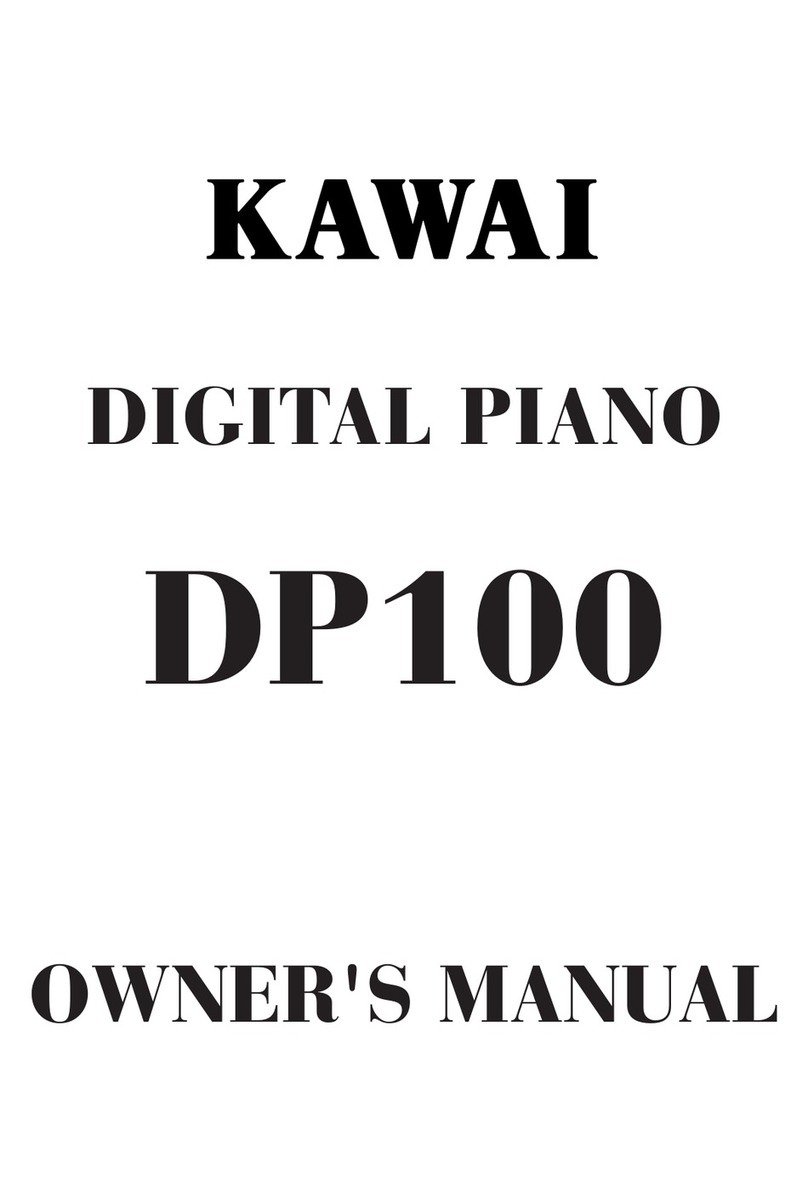 Kawai DP100 owner's manual