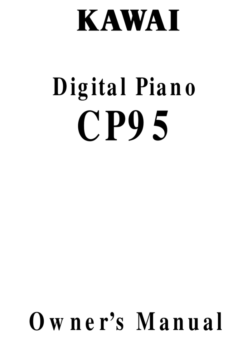 Kawai CP95 owner's manual