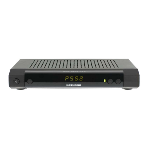 Kathrein UFS 705si operating manual