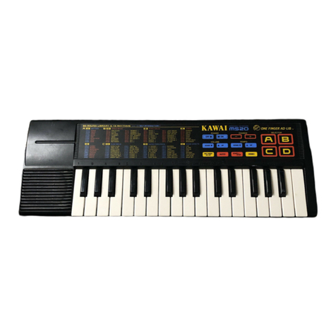 Kawai Personal Keyboard MS20 User manual