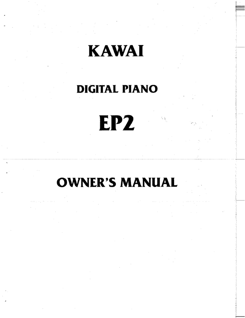 Kawai Digital Piano EP2 User manual
