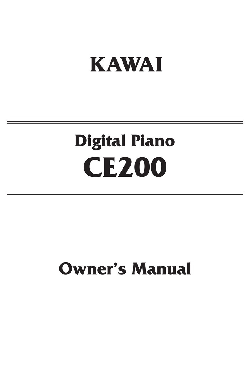 Kawai Digital Piano CE200 owner's manual