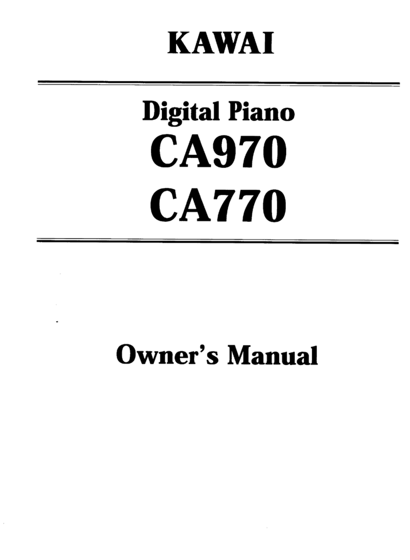 Kawai CA970 User manual