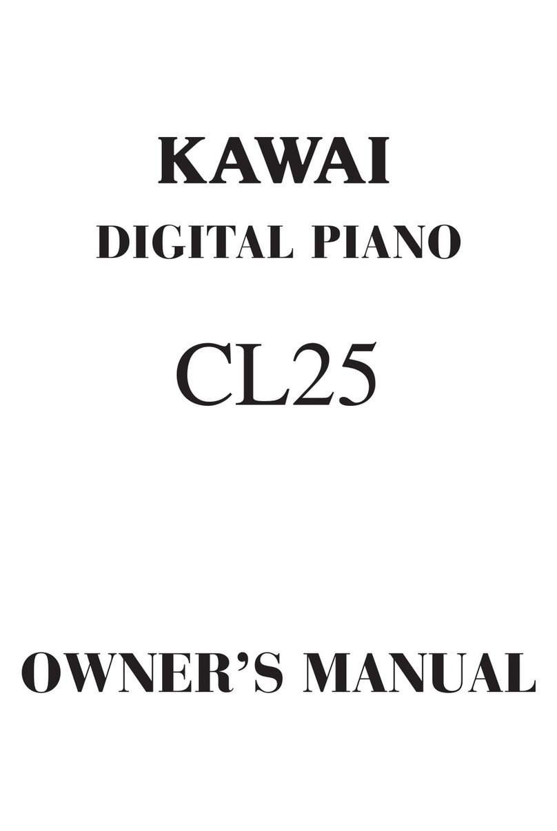 Kawai CL25 owner's manual