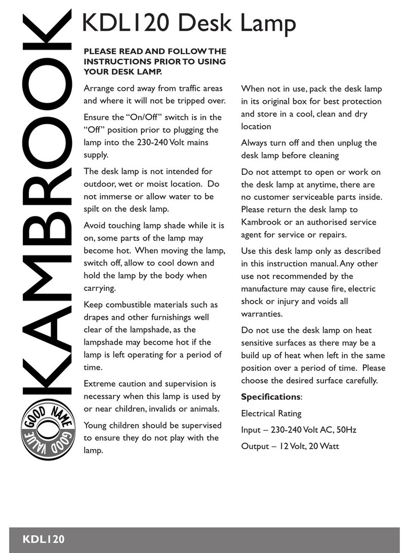 Kambrook KDL120B instructions Kambrook KDL120B instructions