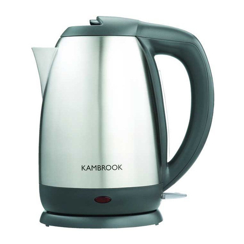Kambrook KETTLE KSK65 Instruction booklet