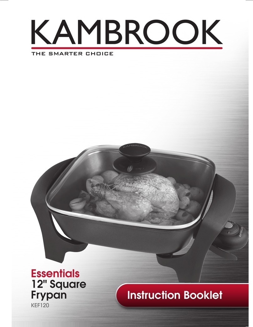 Kambrook ESSENTIALS KEF120 Instruction booklet