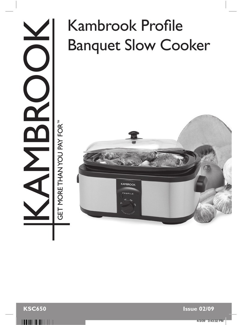 Kambrook Profile KSC650 user manual Kambrook Profile KSC650 user manual
