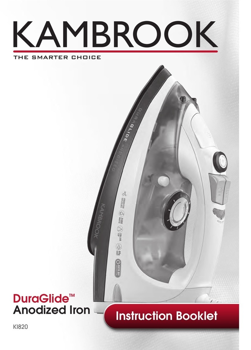 Kambrook DURAGLIDE KI820 Instruction booklet