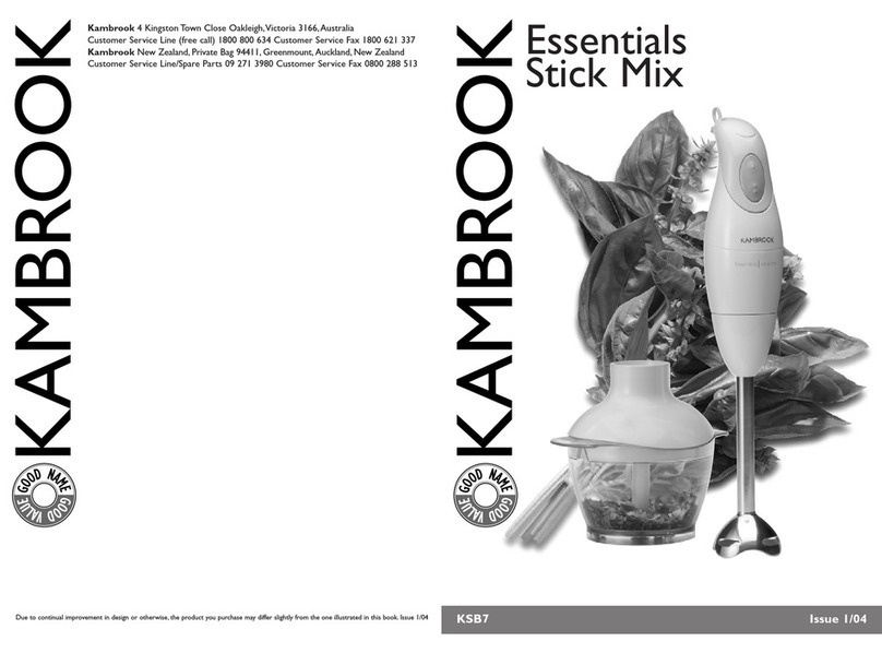 Kambrook Essentials Stick Mix KSB7 User manual