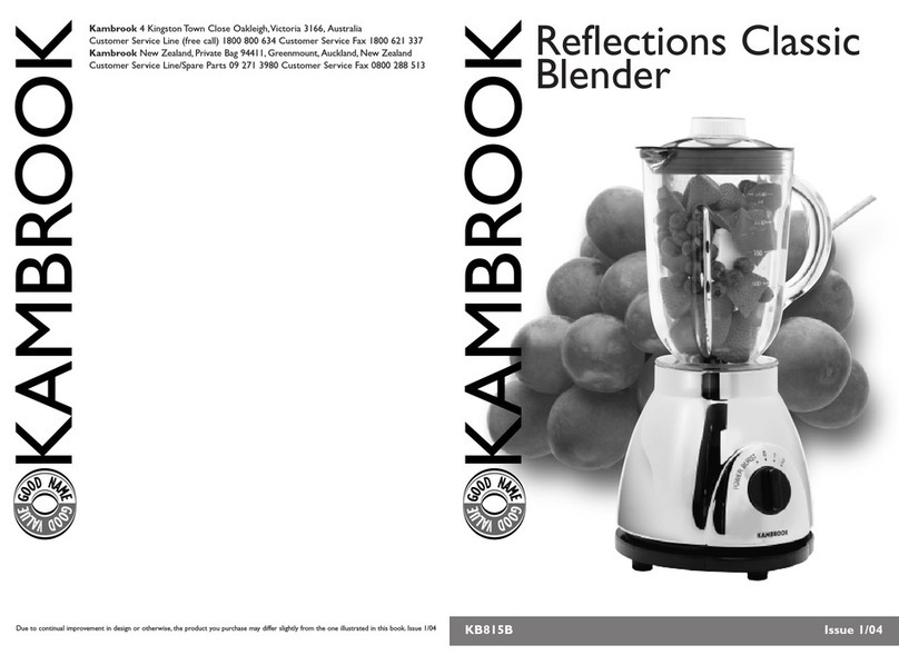 Kambrook KB815B Reflections Classic manual