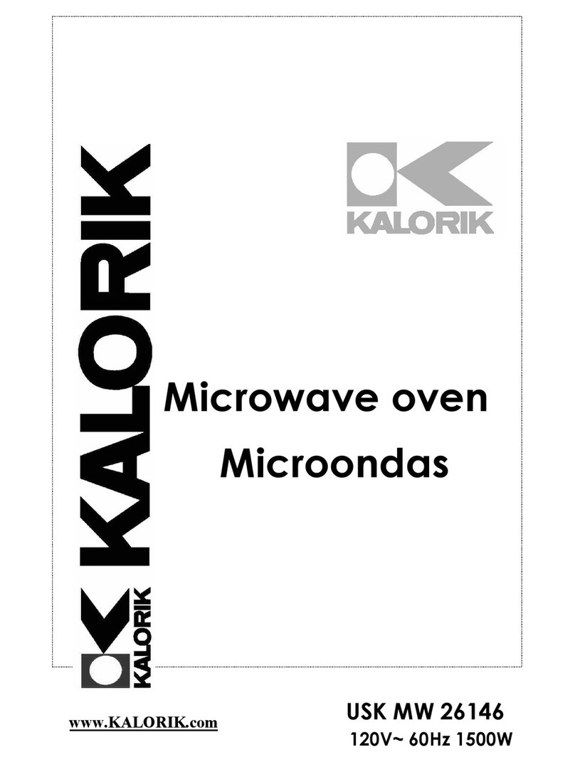 Kalorik MICROONDAS USK MW 26146 operating instructions