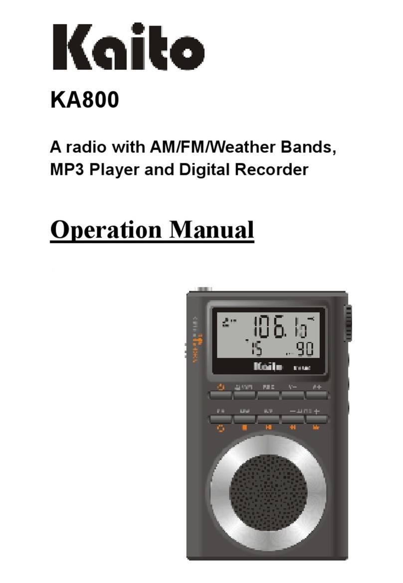 Kaito KA800 Operation manual