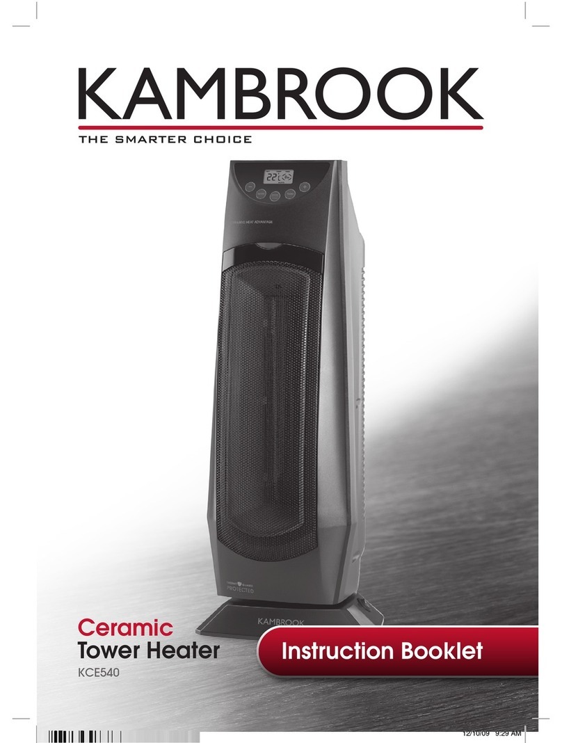 Kambrook KCE540 Instruction booklet