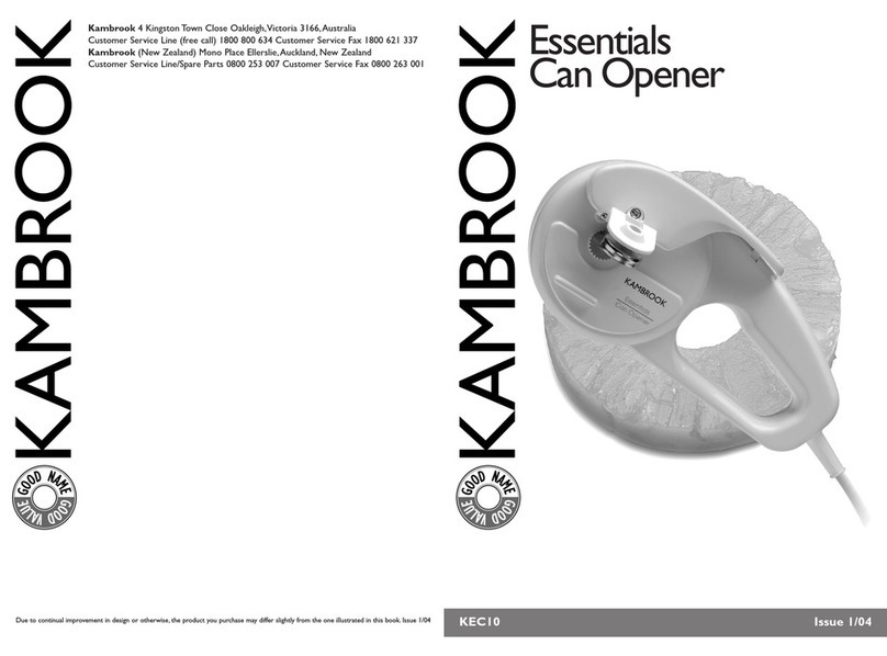 Kambrook Essentials KEC10 manual