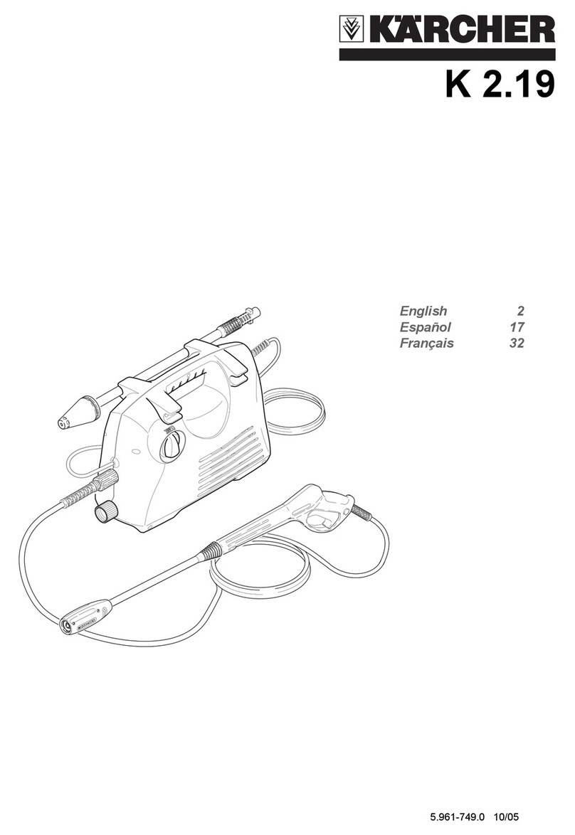 Kärcher K 2.19 Operator's manual