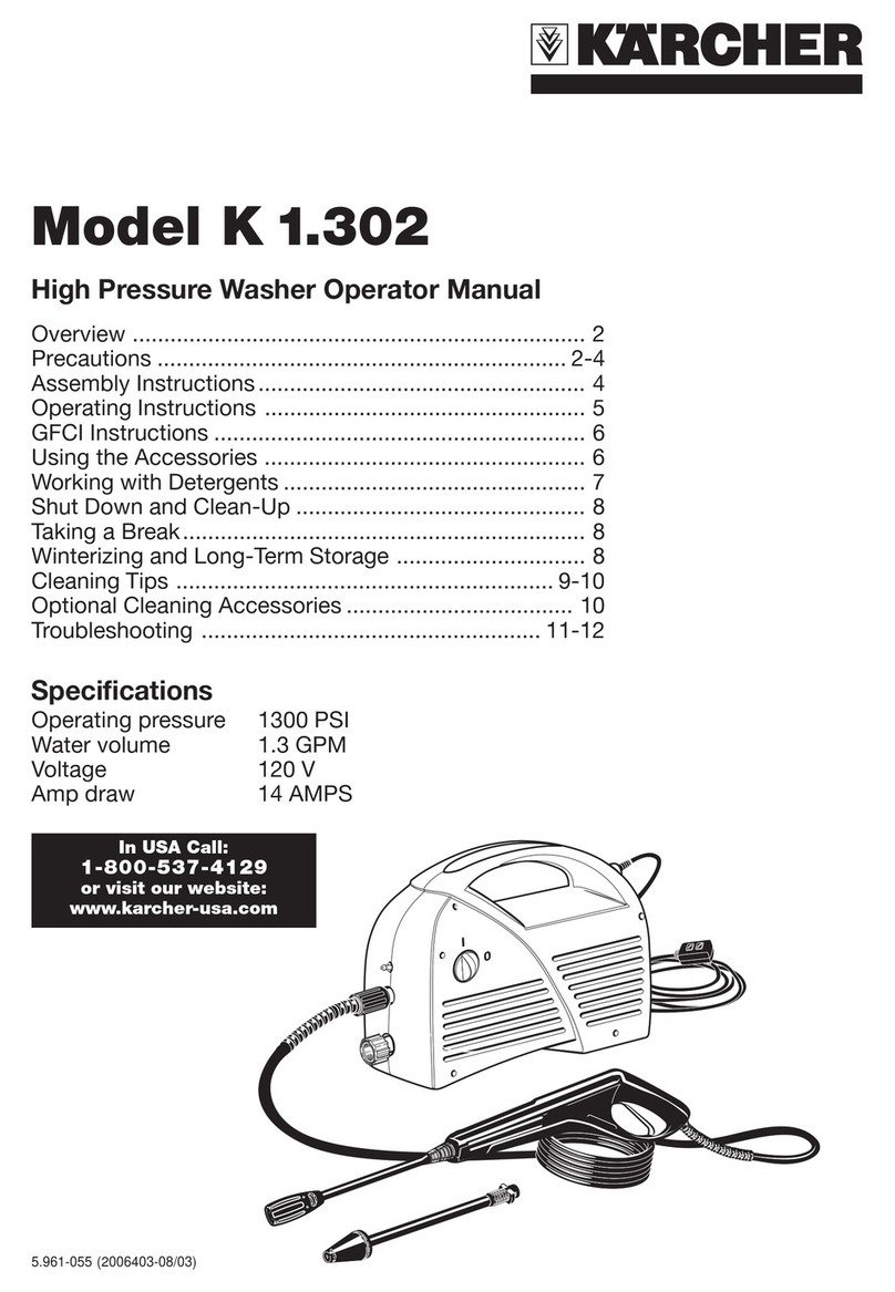 Kärcher K 1.302 Operator's manual