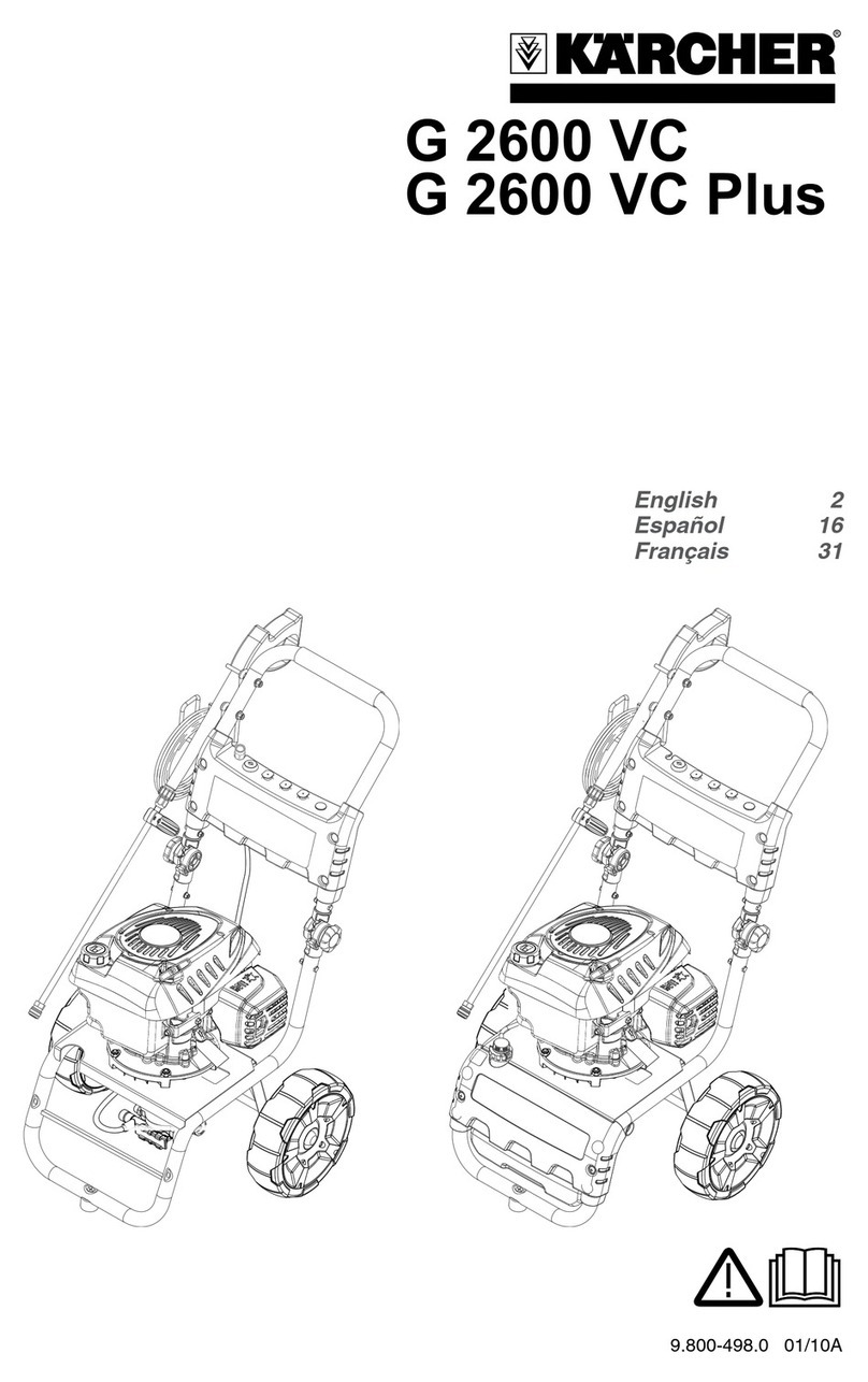 Kärcher G 2600 VC Operator's manual