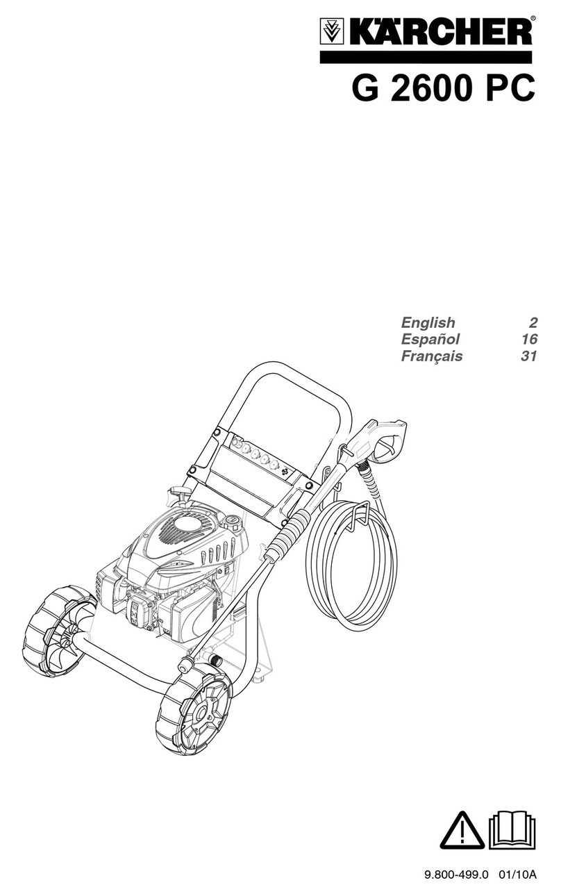 Kärcher G 2600 PC user manual