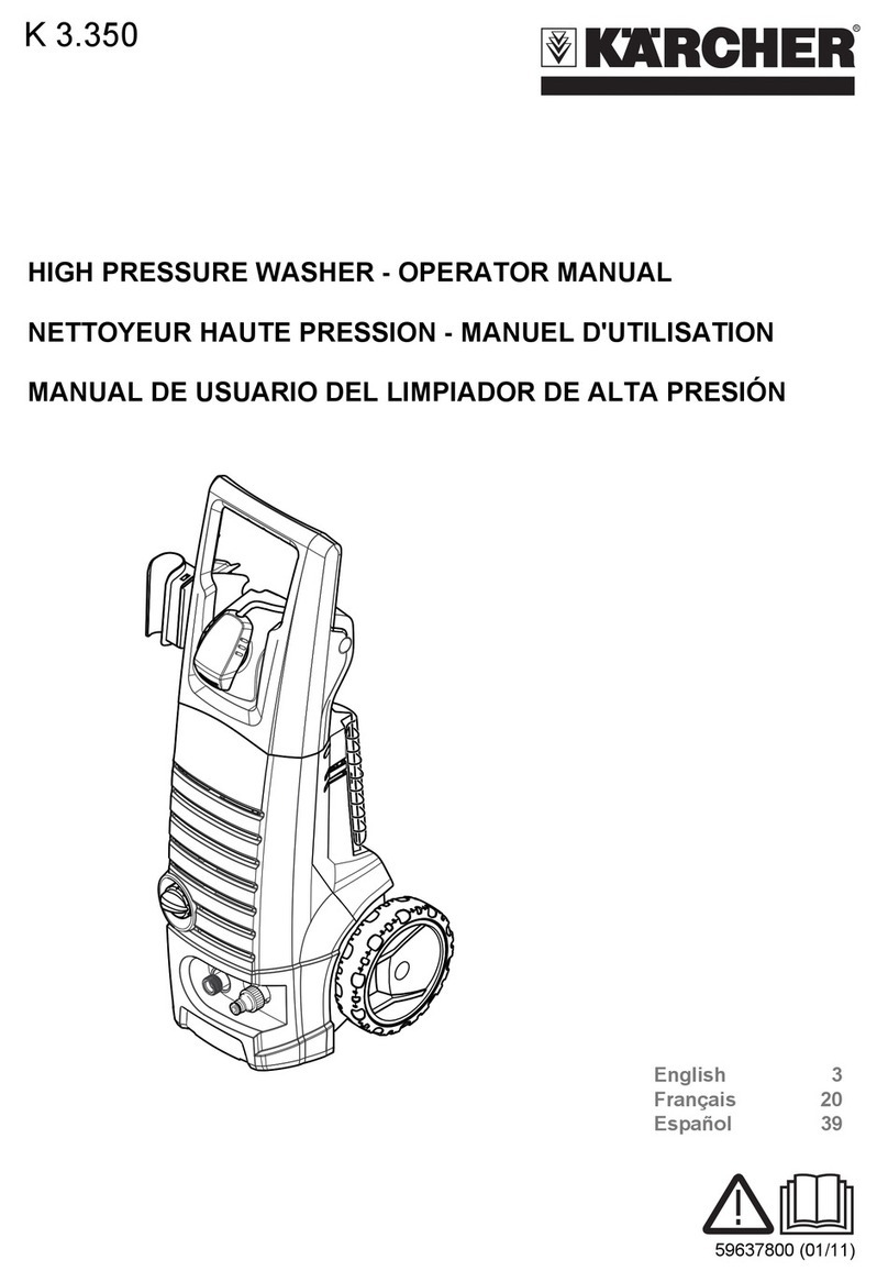 Kärcher K 3.350 Operator's manual Kärcher K 3.350 Operator's manual