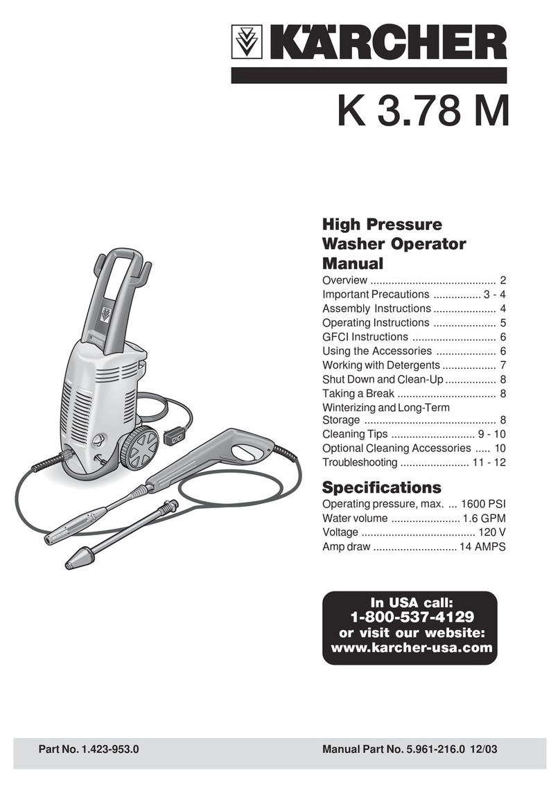 Kärcher K 3.78 Operator's manual