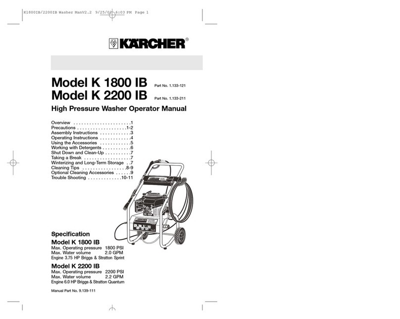 Kärcher K 2200 IB Operator's manual
