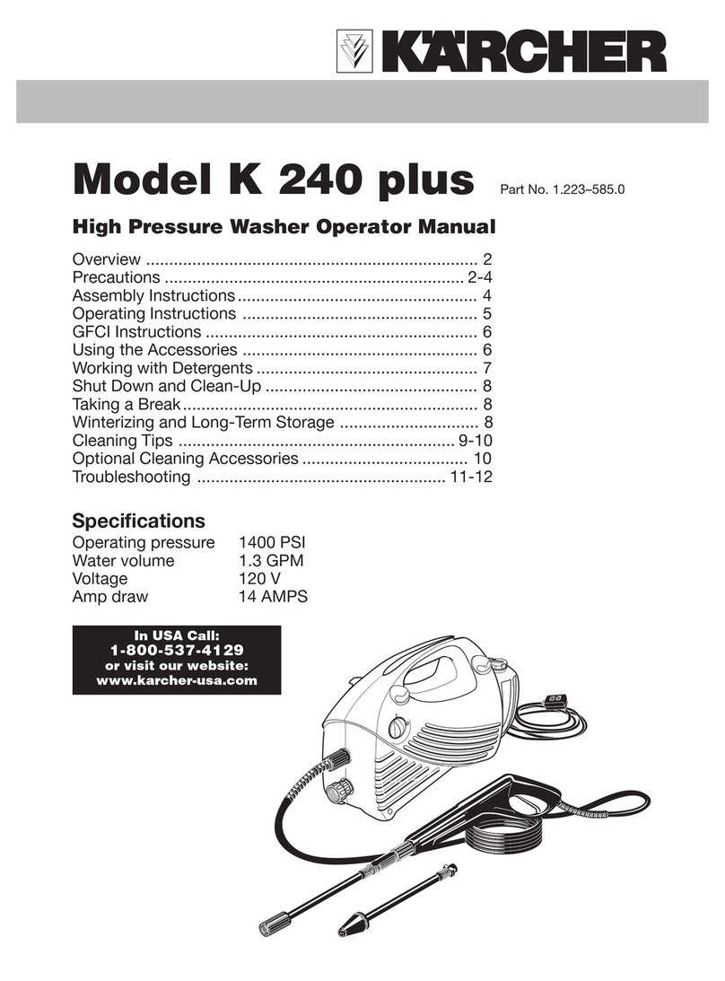 Kärcher K 240 Operator's manual