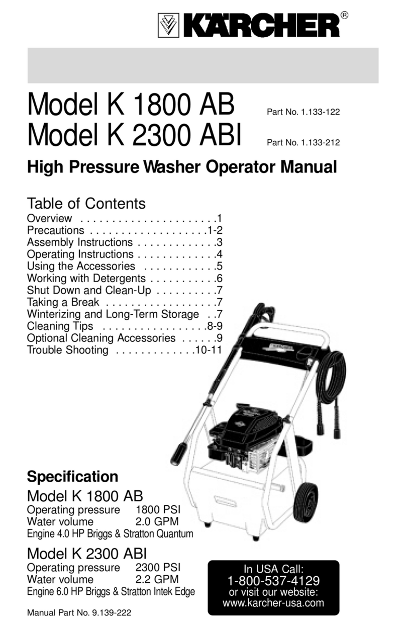 Kärcher K 2300 ABI Operator's manual