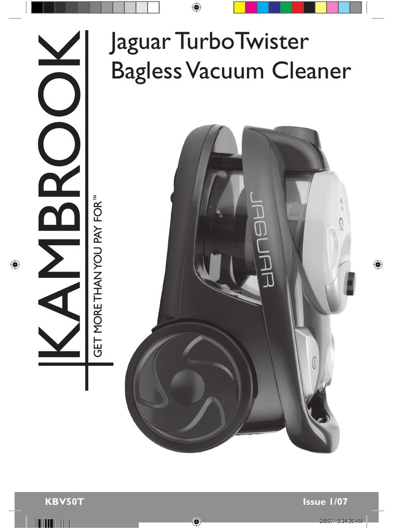 Kambrook JAGUAR TURBOTWISTER KBV50T User manual