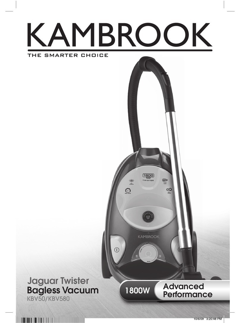 Kambrook JAGUAR TWISTER KBV50 user manual