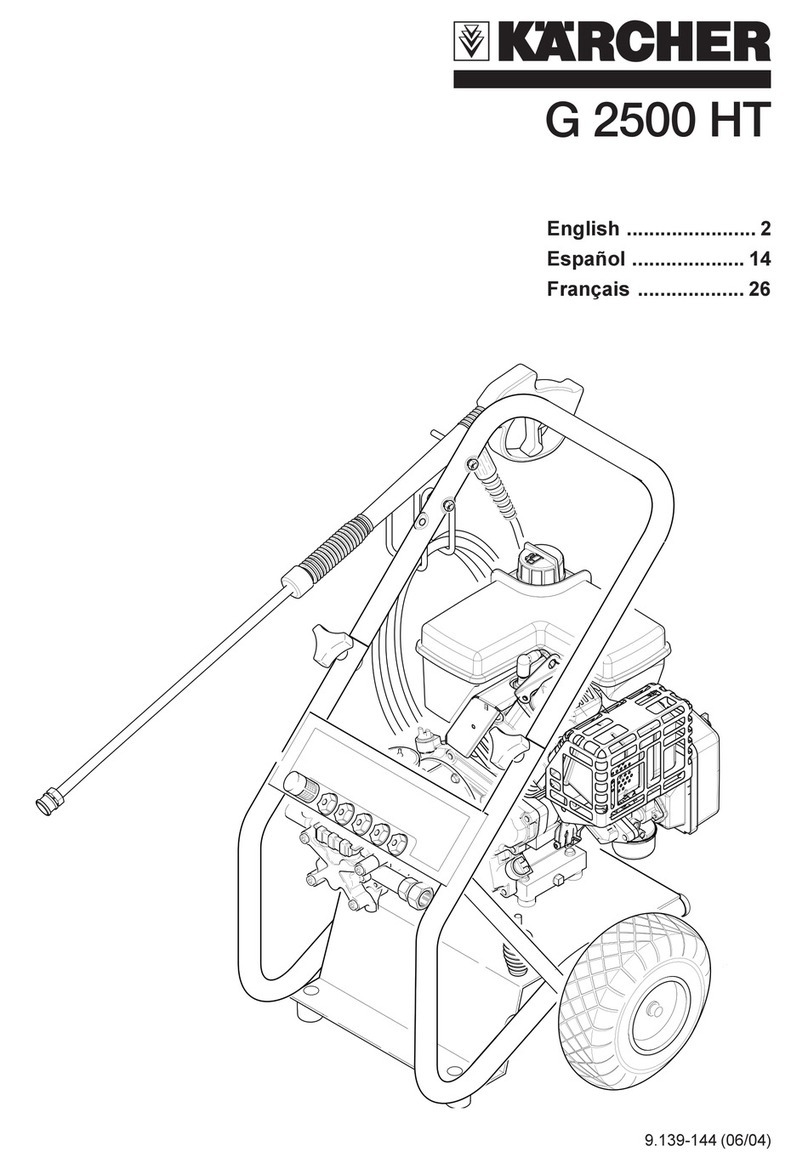Kärcher G 2500 HT Operator's manual