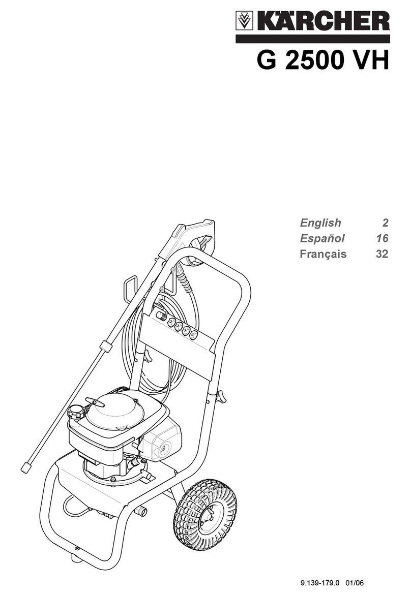 Kärcher G 2500 VH User manual
