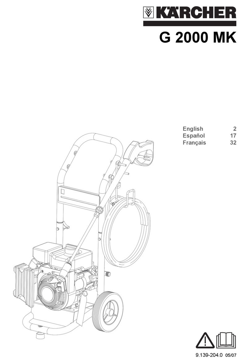 Kärcher G 2000 MK User manual
