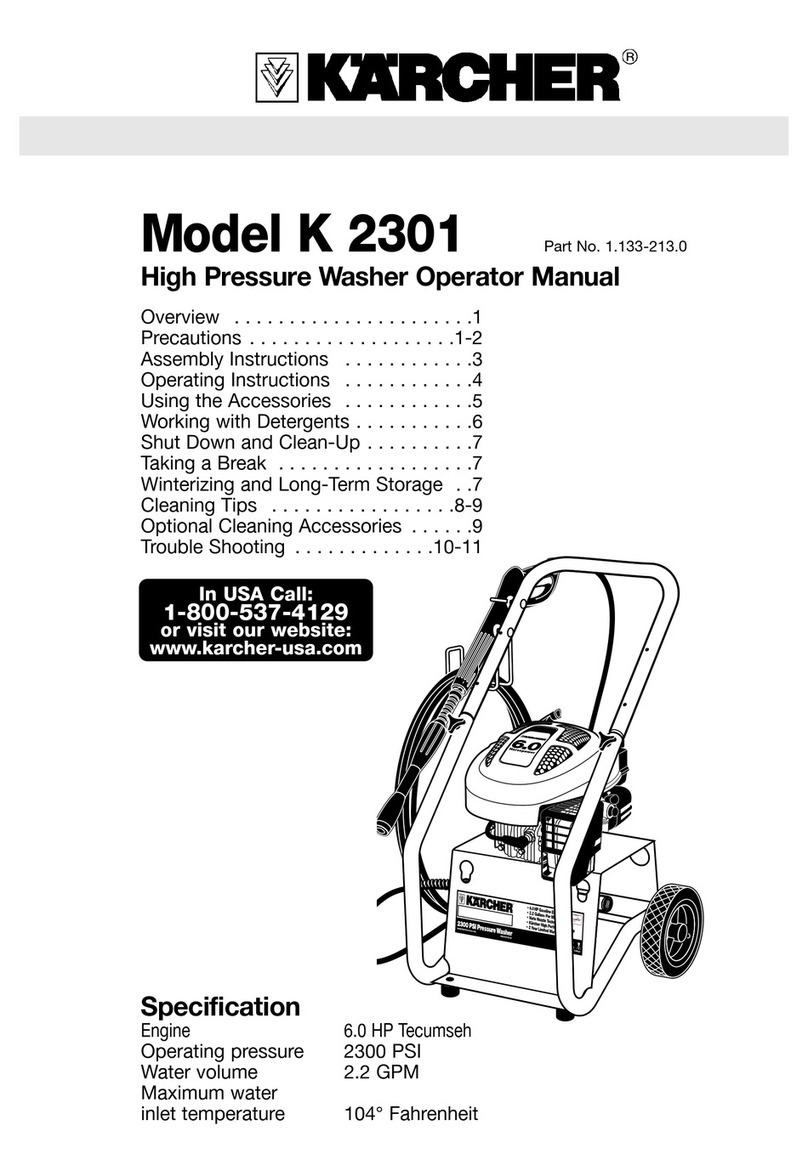 Kärcher K 2301 Operator's manual