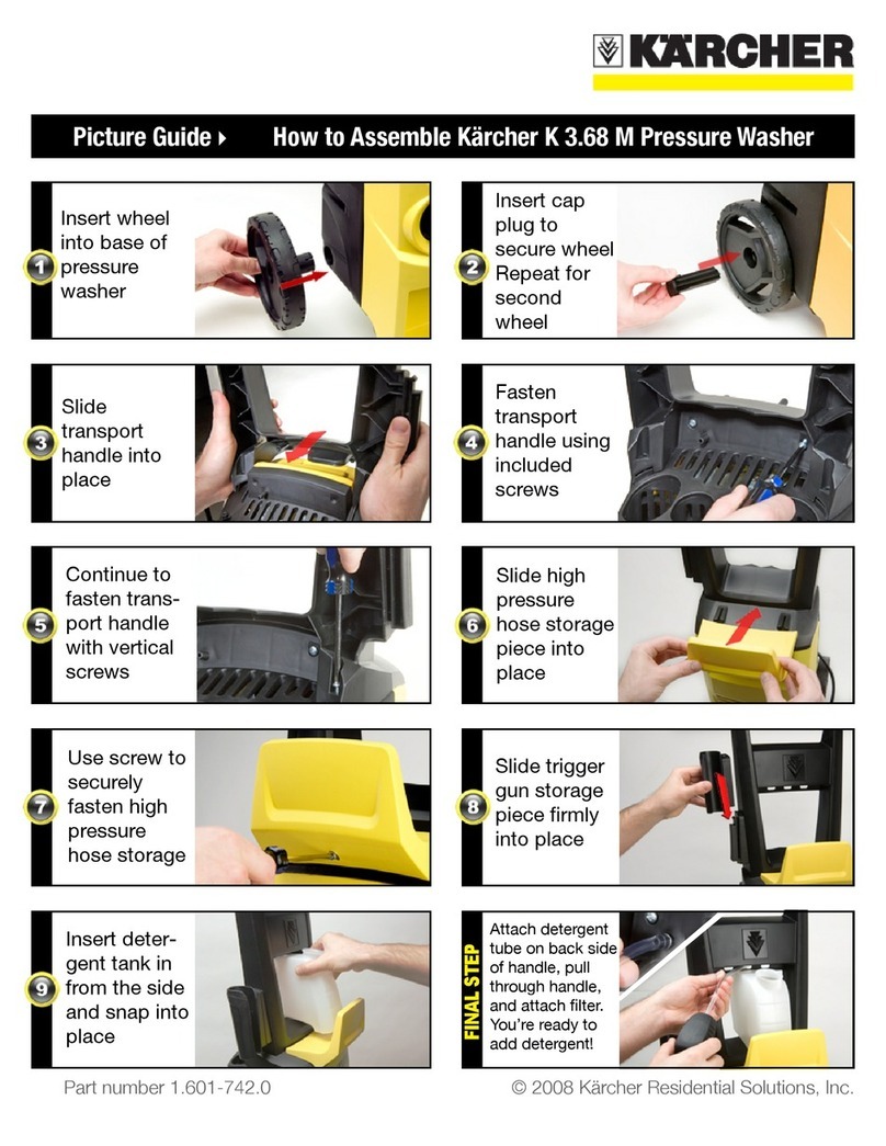 Kärcher K 3.67 M Assembly guide