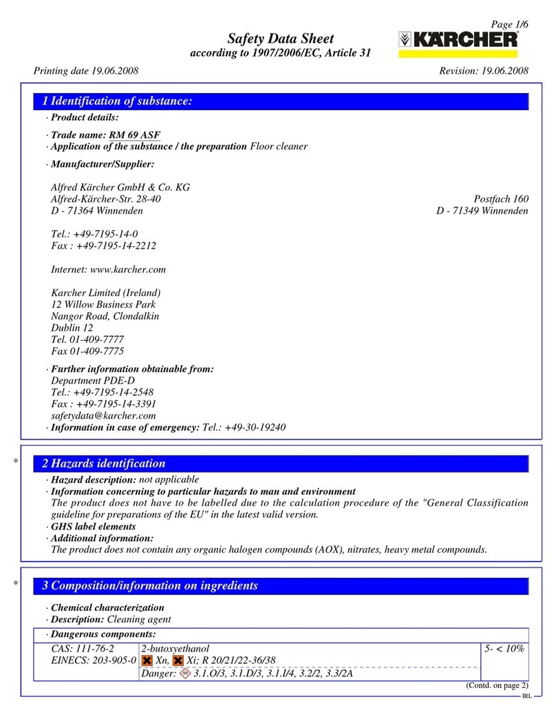 Kärcher RM 69 ASF User manual