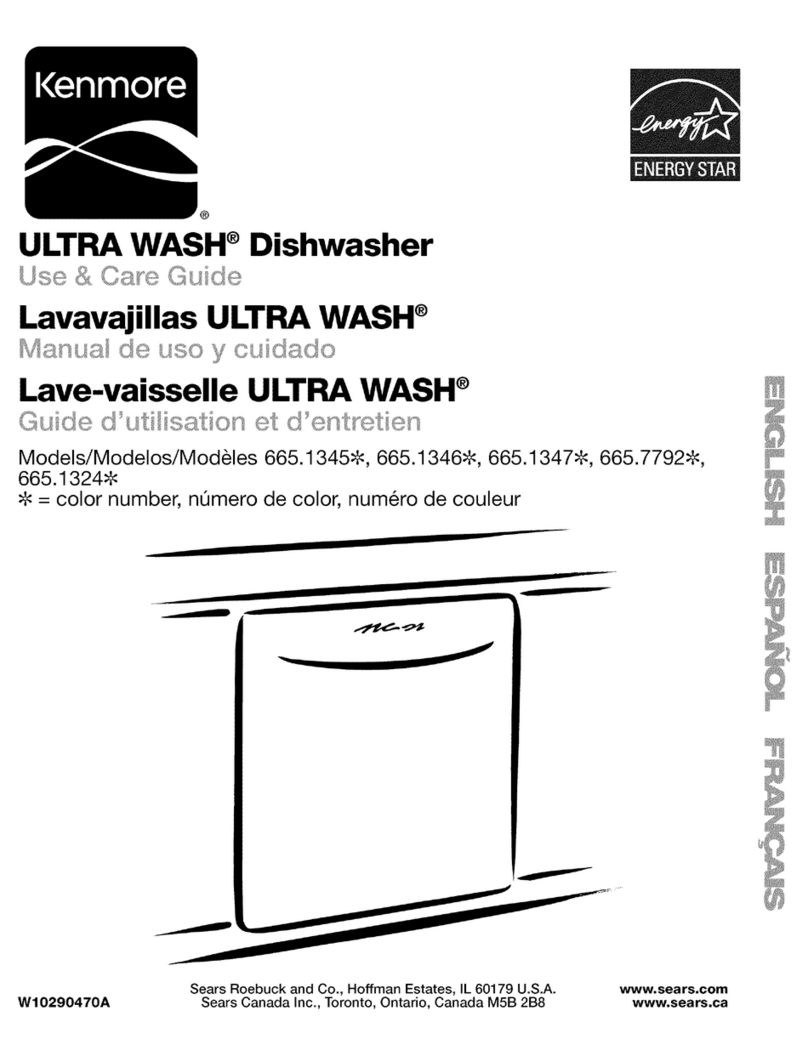 Kenmore ULTRA WASH 665.13455 User manual