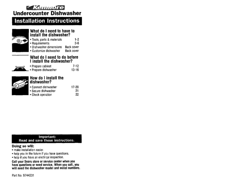 Kenmore 9743678 User manual
