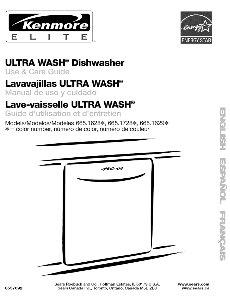 Kenmore Ultra wash 665.1628 Use & care guide