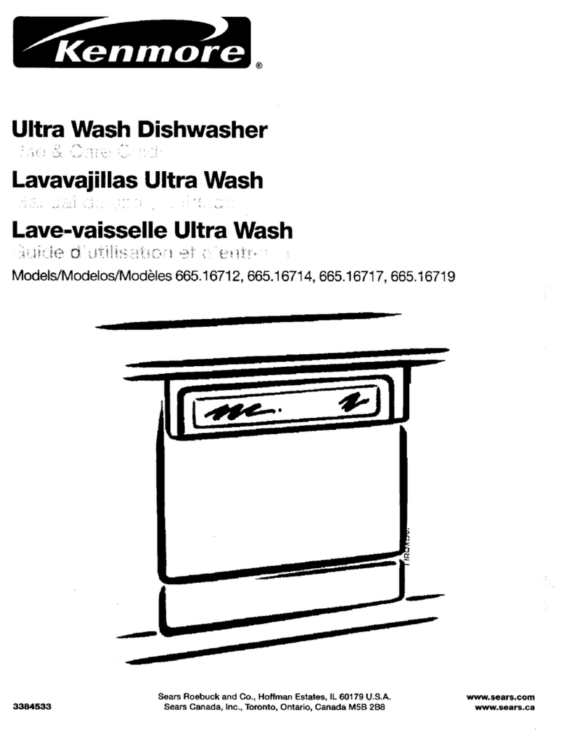 Kenmore 665.16712 Use & care guide