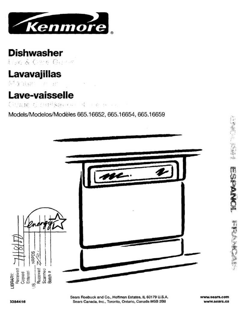 Kenmore 665.16652 User manual