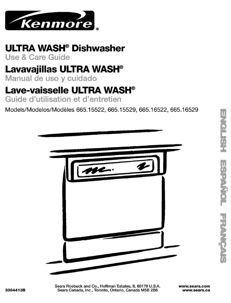 Kenmore 665.15522 User manual