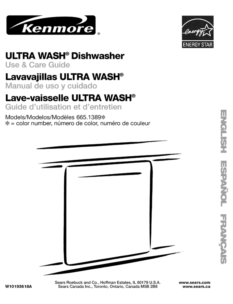 Kenmore 665.1389 Use & care guide