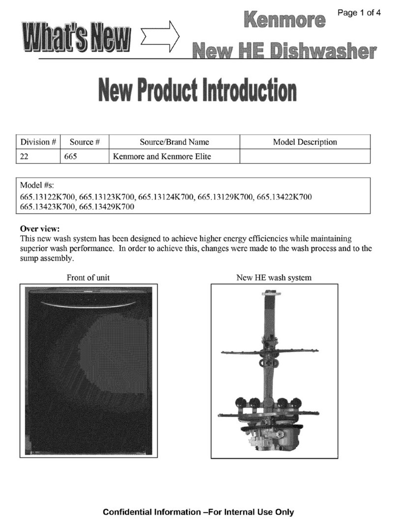 Kenmore 665.13122K700 Features