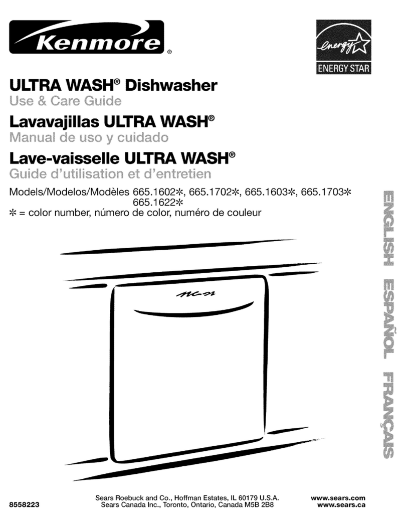 Kenmore 665.1 603 Use & care guide