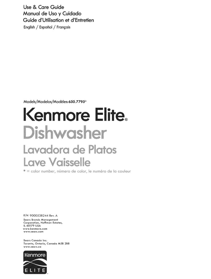 Kenmore 630.7793 User manual