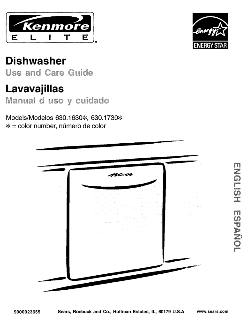 Kenmore 630.163 Use and care guide