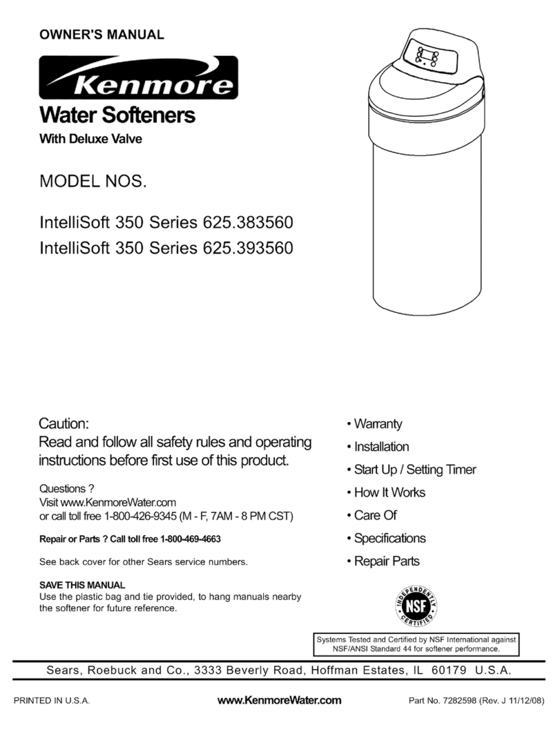 Kenmore 625.38356 User manual