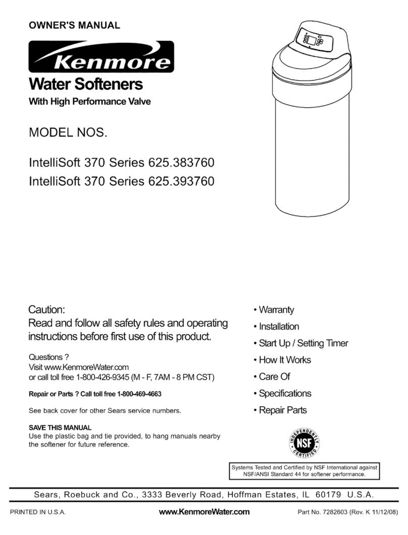 Kenmore 625.38376 owner's manual