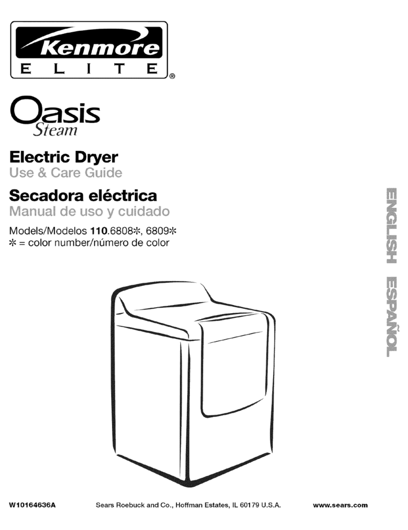 Kenmore I10.8809 User manual